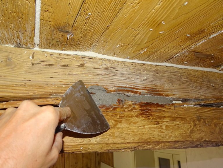 Réparation poutre endommagée en rénovation maison — free download