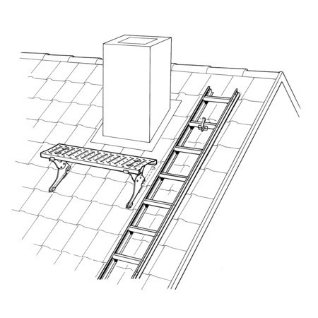 Echelle toit échelle Européenne